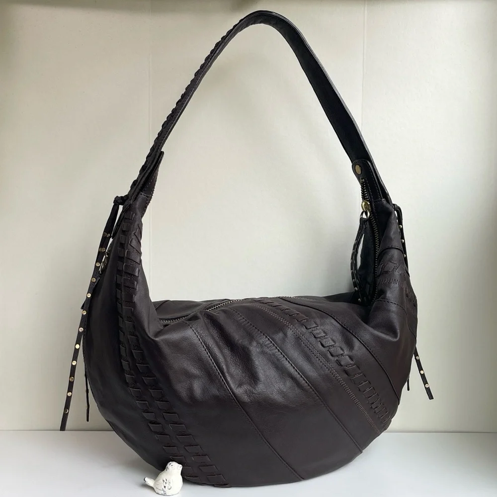orYANY Tori Washed Lamb Leather Hobo Bag